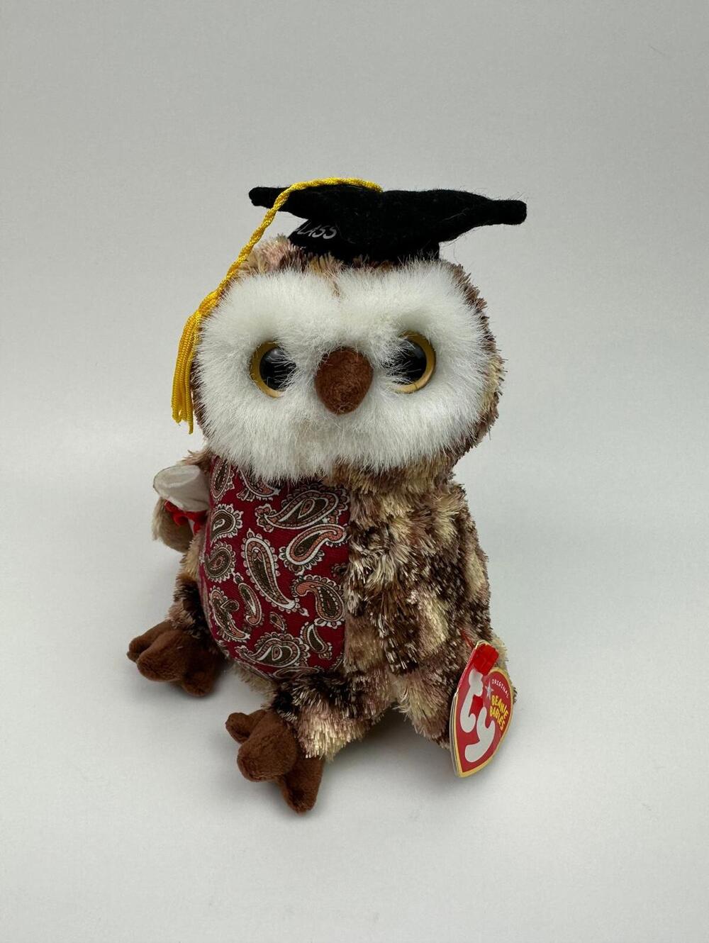 Ty Beanie Baby “Smarty” the Graduation Owl (6.5 inch)